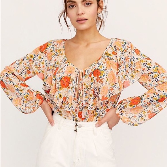 Free People Tops - Intimately by free people say it to me floral bodysuit